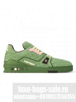Louis Vuitton Unisex LV Trainer Sneaker 1ACR6C Green