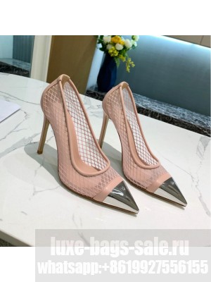 Louis Vuitton Urban Twist Mesh Pump 5.5/10.5cm with Silver Cap Pink 2021 Collection