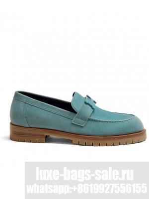 Hermes Women's Faubourg Loafer Blue