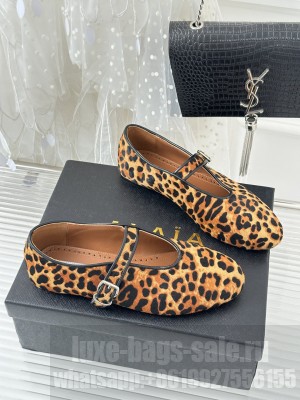 ALAIA BALLERINAS IN LEOPARD 2023