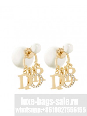 Christian Dior Women's Dior Tribales Earrings Golden