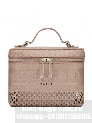 Christian Dior Diortravel Vanity Case Apricot