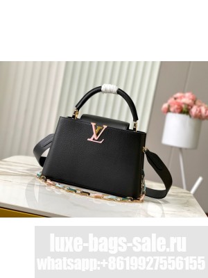 Louis Vuitton Capucines MM M21652 black