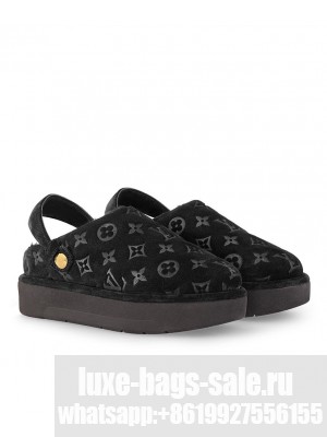 Louis Vuitton Women's Aspen Platform Clog 1ASC02 Black