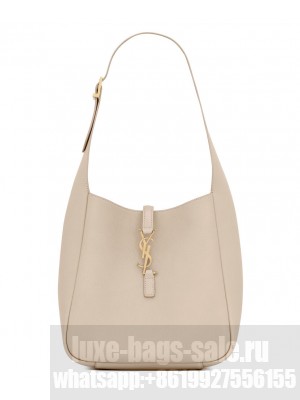 Saint Laurent Le 5 A 7 Supple Small In Grained Leather Pink