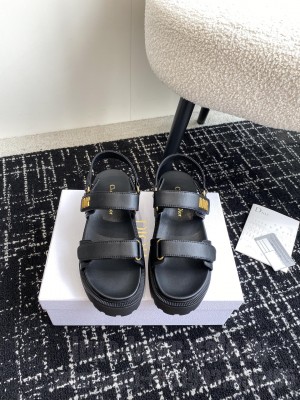 Dior Dioract Platform Sandal Black 