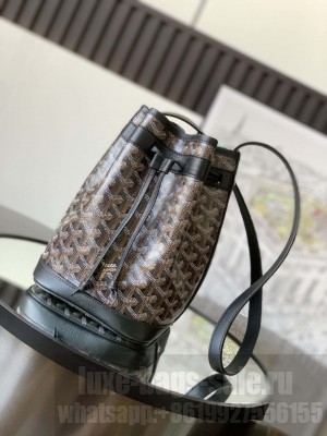 Goyard Petit Flot Bucket Bag Black