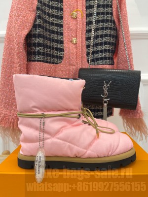 Louis Vuitton Pillow comfort ankle boot pink