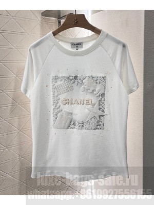 Chanel Women's Cotton T-shirt White