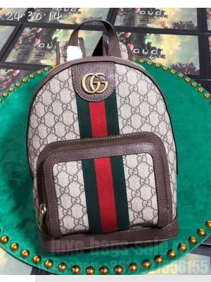 Gucci Ophidia GG Small Backpack ‎547965 Beige 2018