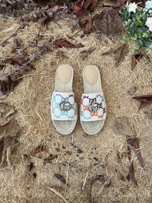 Gucci Espadrilles Slides Sandals Multicolor 2022 Collection 01