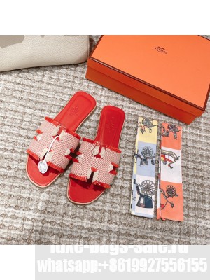 Hermes Oran Flat Slide Sandals 2023 Collection 058