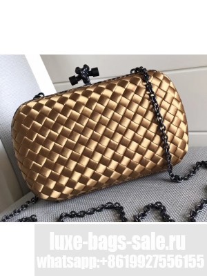 Bottega Veneta Intrecciato Chain Knot Clutch Bag 