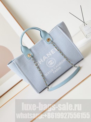 Chanel SHOPPING BAG AS3257 Ice Blue