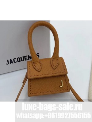 Jacquemus Leather Le Petit Chiquito Bag Brown