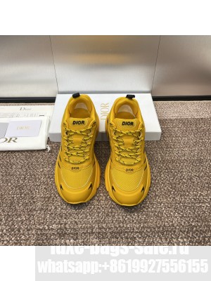 Christian Dior Unisex B32 Sneaker 2024 yellow