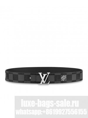 Louis Vuitton LV Initials 40mm Reversible Belt Black