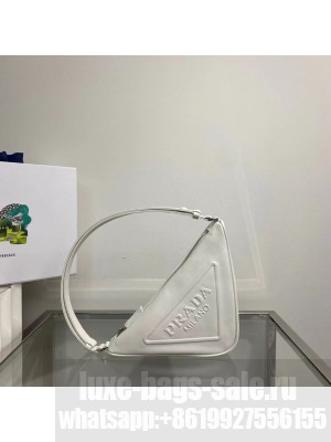 Prada Padded nappa leather handbag 1BE003 white