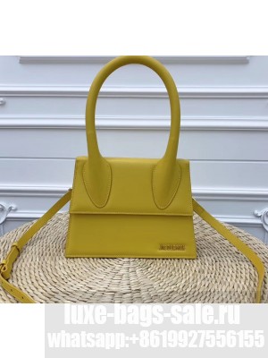 Jacquemus Leather Le Chiquito Bag Yellow