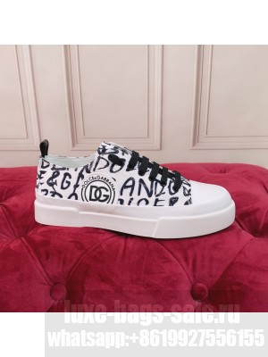 DOLCE & GABBANA UNISEX CALFSKIN 2.ZERO CUSTOM LOW-TOP SNEAKERS WITH CONTRASTING DETAILS 2022 COLLECTION 011