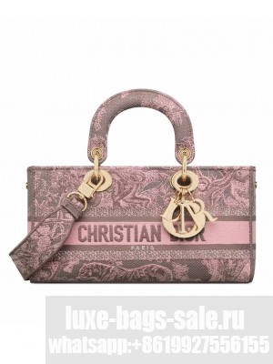 Christian Dior Medium Lady D-Joy Bag Pink