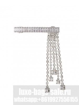 Miu Miu Hair Clip With Pendants Silver