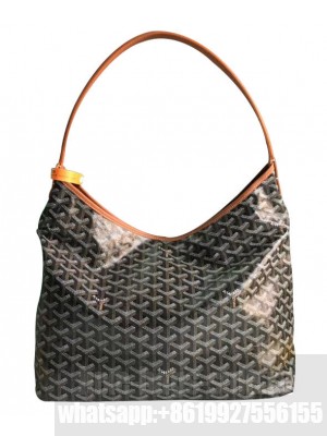 Goyard Boheme Hobo Bag Black & Tan