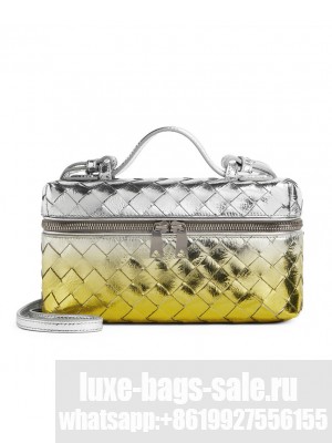 Bottega Veneta Bang Bang Vanity Case 789109 Silver
