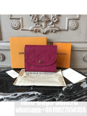 Louis Vuitton Ariane Wallet Monogram Empreinte Leather Spring/Summer 2018 Collection M64147,  Raisin