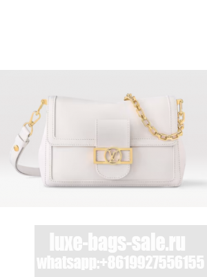 Louis Vuitton Dauphine Soft MM M25050 White