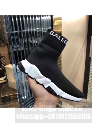 Balenciaga Unisex Speed 2.0 Knit Sock Sneakers black 08 2021 Collection