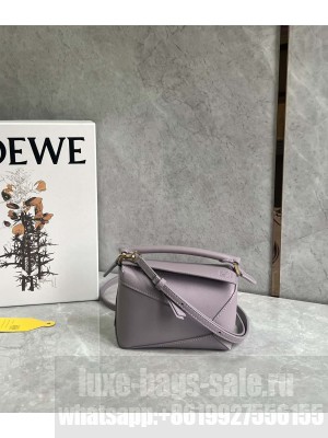 Loewe Puzzle Bag 18cm Leather 0680 Purple 