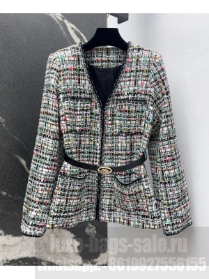 Chanel Women's Tweed Jacket Black