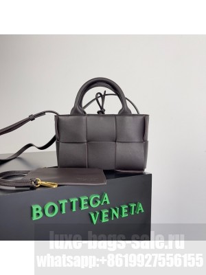 Bottega Veneta Candy Arco Tote Bag 729029 Coffee