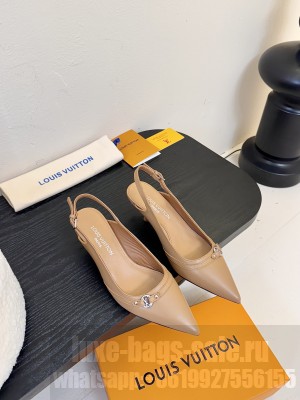Louis Vuitton 1AGZRB 6AM Slingback Pump Beige 2025
