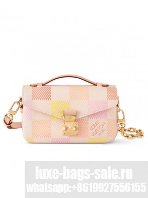Louis Vuitton Pochette Metis East West N40749 Pink