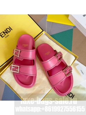 Fendi Feel Unisex Flat Slide Sandals 03
