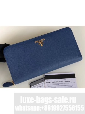 Prada Leather Zip Around Wallet 1ML506 12