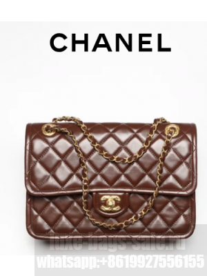 Chanel LARGE FLAP BAG AS5145 Dark Brown