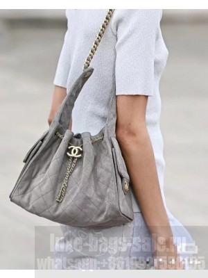 Chanel 25A Shoulder Bag 99921 gray