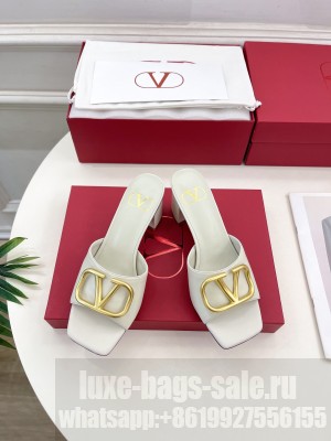 VALENTINO VLOGO SIGNATURE SLIDE SANDAL IN CALFSKIN 60MM 011 2025