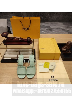 Fendi First 95mm calfleather high-heeled sandals 04