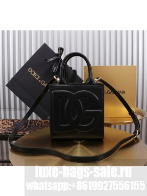 Dolce & Gabbana leather Shoulder Bag G6507 black