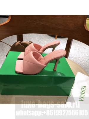 Bottega Veneta RUBBER LIDO 9cm Lambskin Mules Sandals Blossom 03 Collection