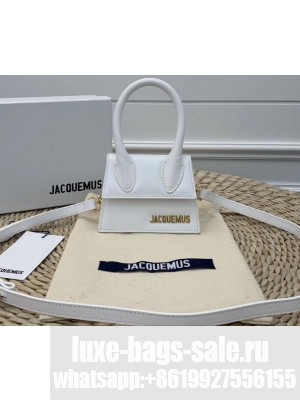 Jacquemus Leather Le Chiquito Micro Bag White