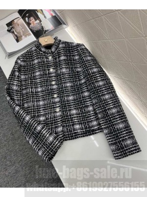 Chanel Women's Tweed Jacket Black