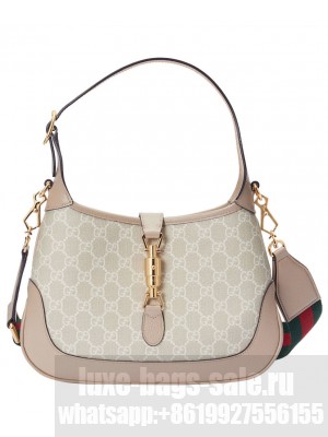 Gucci Jackie 1961 Small GG Shoulder Bag Cream