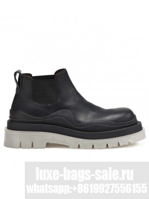 Bottega Veneta Women's Tire Ankle Chelsea Boot Cream