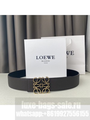 Loewe Reversible Width 38mm Leather Belt With Anagram Buckle 034