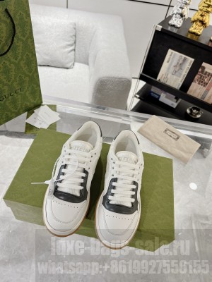 Gucci MAC80 Unisex Sneakers in Leather and Fabric 2023 013